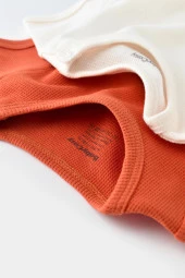 Waffle 2 Li Kısa Kollu Badi - 3