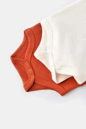 Waffle 2 Li Kısa Kollu Badi - 5