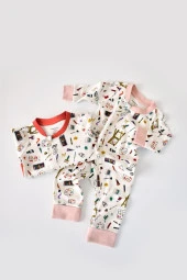 Organik 2'li Fermuarlı Tulum - 5