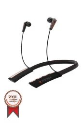 TB-01 Magnetic BT5.0 Kablosuz Kulak İçi Bluetooth Kulaklık Siyah thumbnail 1