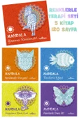 Mandala Büyükler Için Boyama Seti 5 Kitap Takım - 1
