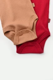 Bebek 2 Parça Kolsuz Body, %50 Modal Kumaş - %50 Organik Pamuk, Bebek ve Yenidoğan Serisi - CSYM11111 - 5