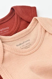 Bebek 2 Parça Kolsuz Body, %50 Modal Kumaş - %50 Organik Pamuk, Bebek ve Yenidoğan Serisi - CSYM11113 - 3