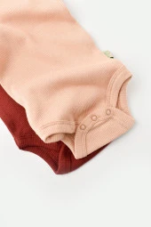 Bebek 2 Parça Kolsuz Body, %50 Modal Kumaş - %50 Organik Pamuk, Bebek ve Yenidoğan Serisi - CSYM11113 - 4