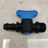 Damlama Sulama Plastik Küresel Mini Vana 100 Adet 20 Mm 3/4" - 1
