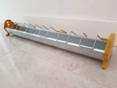 Güvercin Civciv Metal Galvaniz Yemlik 75 Cm 2  Adet - 1