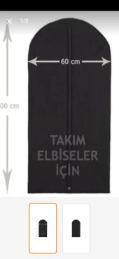 TAKIM ELBİSE KILIFI 10 ADET FERMUARLI GAMBOÇ - 1