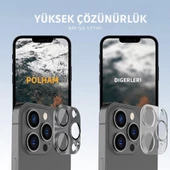 Polham 8K Çözünürlüklü İphone 15 ve İphone 15 Plus İle Uyumlu Kamera Koruyucu Lens, 5 Katman Korumalı - 6