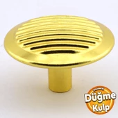 Prizma Yuvarlak Kulp Mobilya Mutfak Dolabı Çekmece Dolap Kulpları Kapak Kulpu Kulbu Metal Gold - 1