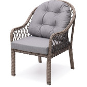 Grassgarden Defne 2+1+1 Alüminyum Üzeri Örgü Rattan Bahçe Balkon Mobilyası - 3