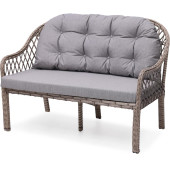 Grassgarden Defne 2+1+1 Alüminyum Üzeri Örgü Rattan Bahçe Balkon Mobilyası - 5
