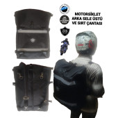 Sevbags Motorsiklet Arka  Sele Üstü Ve Sırt Çantası - 1