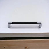 Side Kulp Mobilya Mutfak Dolabı Çekmece Dolap Kulpları Kapak Kulpu Kulbu Siyah 160 mm Metal - 2