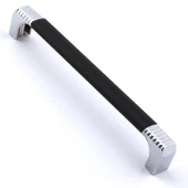 Side Kulp Mobilya Mutfak Dolabı Çekmece Dolap Kulpları Kapak Kulpu Kulbu Siyah 160 mm Metal - 5