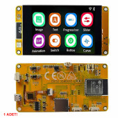 ESP32-48S035 3.5 inch Kapasitif Dokunmatik Tft Lcd Modül 320x480 Pixel Rgb Led Ldr Usb Uart IO - 3