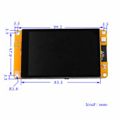 ESP32-48S035 3.5 inch Kapasitif Dokunmatik Tft Lcd Modül 320x480 Pixel Rgb Led Ldr Usb Uart IO - 7