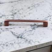 Gölcük Oval Metal Eskitme Antik Bakır 160 mm Mobilya Mutfak Çekmece Dolap Kulpu Kulbu Kulpları thumbnail 3