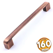 Gölcük Oval Metal Eskitme Antik Bakır 160 mm Mobilya Mutfak Çekmece Dolap Kulpu Kulbu Kulpları thumbnail 1