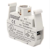 Emas B3 220v Işıklı Kontak Bloğu - 1