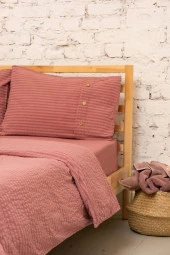 %100 Pamuk Minerva Tek Kişilik Nevresim Takımı thumbnail 1