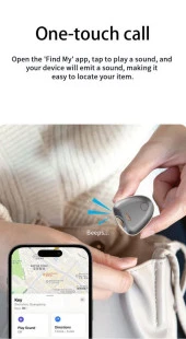 Locator Bluetooth Takip Cihazı Smart Tracker Beyaz APPLE MFI ONAYLI Smart Tag Su geçirmez - 12