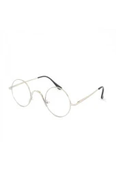 MARMORİS Köprülü Gümüş Yuvarlak Mavi Işık Engelleyici GözlükMAR-0059 - 2
