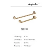 Doğanlar Techno 320 mm Mobilya Kulp Olifka ( Antik Sarı ) - 3