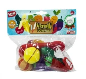 Birlik Oyuncak URT007 PVC 5 Meyveli Kesilebilen Sebze Meyve thumbnail 2