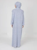 %100 Pamuk Başörtülü Tek Parça Namaz Elbisesi thumbnail 4