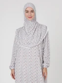 %100 Pamuk Başörtülü Tek Parça Namaz Elbisesi thumbnail 4