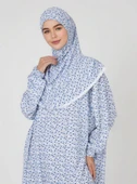 %100 Pamuk Başörtülü Tek Parça Namaz Elbisesi thumbnail 3