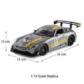 Rastar 1:14 Uzaktan Kumandalı Araba Mercedes Amg Gt3 34 Cm - 4
