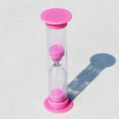 1 DAKİKA Oyun İçin Mini Plastik Kum Saati 8 cm 2 Adet 1 DAKİKA - 3