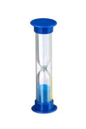 1 DAKİKA Oyun İçin Mini Plastik Kum Saati 8 cm 2 Adet 1 DAKİKA - 6