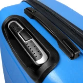 Bagacar Ultra Hafif Kırılmaz Silikon 3lü Set Valiz Mavi+ETİKET HEDİYELİ! thumbnail 4