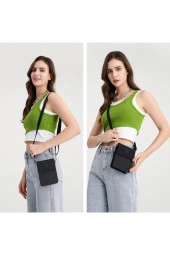 Küçük Telefonluk Kadın Çantası Krinkıl Kumaş 3173 - 4