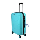 Bagacar Ultra Hafif Kırılmaz Silikon 3lü Set Valiz Mint+ETİKET HEDİYELİ! thumbnail 2