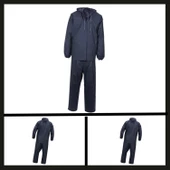 Uyguna-Yakala Lacivert (brs.003) Savex Fermuarlı Takım Balıkçı Yağmurluk-AGM.003 - 1