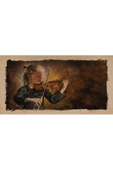 Kemancı Kız Canvas Tablo (60x120) - 2