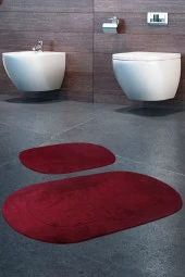 Bonny Home Rixos Mürdüm 2li Banyo Halısı Paspası Seti Kaymaz Tabanlı Klozet Takımı - 1
