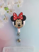 Minnie Silikon Yoyo Yaka Kartlığı Yatay Dikey Kart Koruyucu - 2