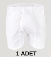 1 Adet Erkek % 100 Pamuk Arjantin Penye Boxer Beyaz (65 Kilo-115 Kilo) - 1