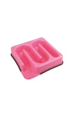 LABYRINTH Köpek Labirent Yavaş Yeme Mama Kabı 1200 ml pembe thumbnail 2
