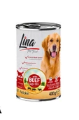 Lina Köpek Sığır Etli Konserve Maması 400 gr - 1