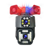 5 Megapixel Extra Alarmlı Çift Kameralı Mavi kırmızı Polis Çakarlı Güvenlik Kamerası - 1