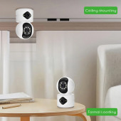 iç Mekan 5 Megapixel Çift Kameralı Pet , Bebek, ofis ve ev güvenliği kamerası - 2