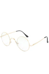 MARMORİS Köprülü Yuvarlak Gold Mavi Işık Engelleyici Gözlük MAR-0059-3 - 2