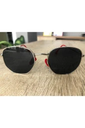 MARMORİS Metal Çerçeveli Beşgen Unisex Güneş Gözlüğü MAR-0013 - 1