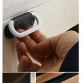 Midas Kulp Mobilya Mutfak Dolabı Çekmece Dolap Kulpları Kapak Kulpu Kulbu Siyah Beyaz 64 mm Metal thumbnail 4