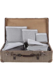 Travel | Valiz Düzenleyici Set 6 Parça | Bavul İçi Organizer Gri - 3